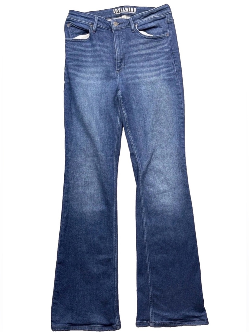 Idyllwind Fueled by Miranda Lambert Flare Jeans Womens 12 Dk Wash High Rise